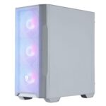 Корпус MSI MAG FORGE M100R WHITE Mini-Tower, MATX, 1xUSB 3.0, 2xUSB 2.0, 4x120mm ARGB Fan, ARGB Control Board, Tempered Glass Window, Brown Box (932220) — изображение 3