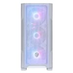 Корпус MSI MAG FORGE M100R WHITE Mini-Tower, MATX, 1xUSB 3.0, 2xUSB 2.0, 4x120mm ARGB Fan, ARGB Control Board, Tempered Glass Window, Brown Box (932220) — изображение 2