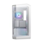 Корпус MSI MAG Pano M100R PZ White , Micro-ATX, 1xUSB 3.2 Gen 1, 1xUSB 3.2 Gen2 Type-C, 4x120mm ARGB Fan, ARGB+PWM Control Board, TG, WHITE — изображение 4