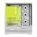 Корпус для ПК MSI MAG PANO 110R PZ WHITE, Global, 2xUSB 3.2 Gen 1, 1xUSB 3.2 Gen2 Type-C, 3x120mm ARGB Reverse Blade F — изображение 4