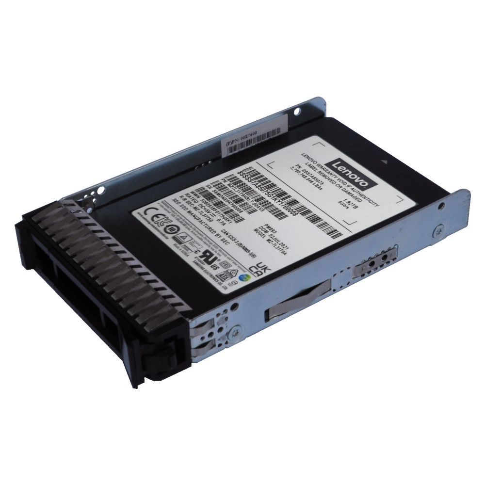 4XB7A90886 Твердотельный накопитель SSD Lenovo ThinkSystem 2.5" VA 1.92TB Mixed Use SATA 6Gb HS SSD v2 — изображение 1