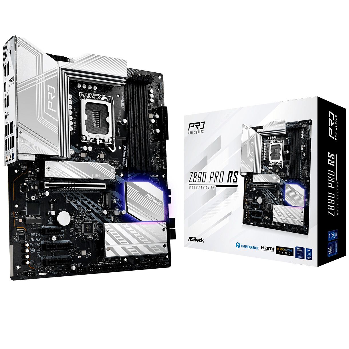 890 PRO RS Материнская плата ASRock Z890 PRO RS, RTL — изображение 1