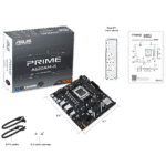 Материнская плата ASUS PRIME A620AM-K AM5 mATX 2xDDR5 PCIEx16 PCIEx1 M.2 DP HDMI GLAN — изображение 2