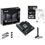 Материнская плата ASUS TUF GAMING B850M-PLUS WIFI AM5 mATX 4xDDR5 PCIEx16 PCIEx1 3xM.2 USB-C DP HDMI 2.5GLAN Wi-Fi 6Е — изображение 3