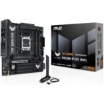 Материнская плата ASUS TUF GAMING B850M-PLUS WIFI AM5 mATX 4xDDR5 PCIEx16 PCIEx1 3xM.2 USB-C DP HDMI 2.5GLAN Wi-Fi 6Е — изображение 2