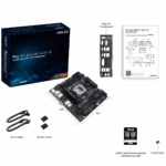 Материнская плата ASUS PRO WS B850M-ACE SE AM5 ATX 4xDDR5 2xPCIEx16 2xM.2 2хUSB-C DP HDMI VGA 10GLAN 2.5GLAN — изображение 2