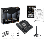 Материнская плата ASUS TUF GAMING B850M-PLUS WIFI7 AM5 mATX 4xDDR5 PCIEx16 PCIEx1 3xM.2 USB-C DP HDMI 2.5GLAN WiFi 7 — изображение 5