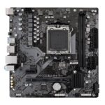 Материнская плата Gigabyte A620M H, Socket AM5, AMD A620, 2xDDR5-5200, HDMI+DP, 1xPCI-Ex16, 1xPCI-Ex1, 4xSATA3(RAID 0/1/10), 1xM.2, 8 Ch Audio, GLan, (4+4)xUSB2.0, (2+2)xUSB3.2, 1xPS/2, mATX, RTL {10} — изображение 4