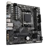 Материнская плата Gigabyte A620M H, Socket AM5, AMD A620, 2xDDR5-5200, HDMI+DP, 1xPCI-Ex16, 1xPCI-Ex1, 4xSATA3(RAID 0/1/10), 1xM.2, 8 Ch Audio, GLan, (4+4)xUSB2.0, (2+2)xUSB3.2, 1xPS/2, mATX, RTL {10} — изображение 3