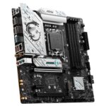 Материнская плата MSI B760M GAMING PLUS WIFI B760, LGA1700, 4*DDR5, 2*PCIEx16, 1*PCIEx1, 2*M.2, 1*TypeC, 2*USB3.2Gen2, 6*USB3.2Gen1, 6*USB2.0, 4*SATA3.0, 2.5G, 2*DP, 2*HDMI, M-ATX, RTL — изображение 4