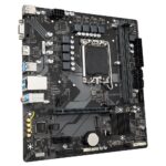 Материнская плата Gigabyte B760M H DDR4, Socket 1700, Intel®B760, 2xDDR4-3200, D-SUB+HDMI, 1xPCI-Ex16, 1xPCI-Ex1, 4xSATA3(RAID 0/1/5/10), 2xM.2, 8Ch Audio, 2,5GbLan, (2+4)xUSB2.0, (4+2)xUSB3.2, mATX, RTL — изображение 3