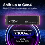 Твердотельный накопитель SSD Crucial P310 4TB PCIe Gen4 NVMe 2280 M.2 SSD CT4000P310SSD8 — изображение 4