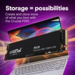 Твердотельный накопитель SSD Crucial P310 4TB PCIe Gen4 NVMe 2280 M.2 SSD CT4000P310SSD8 — изображение 3