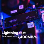 Твердотельный накопитель SSD Crucial T500 4TB PCIe Gen4 NVMe M.2 SSD CT4000T500SSD3 — изображение 5