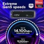 Твердотельный накопитель SSD Crucial T705 4TB PCIe Gen5 NVMe M.2 SSD CT4000T705SSD3 — изображение 7