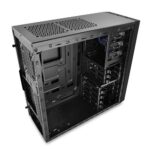 Корпус Deepcool TESSERACT BF (ATX, Black-Blue, CPU 169mm, VGA 310mm, 1 x USB3.0, 1 x USB2.0, Audio x 1, Mic x 1, «Ext. 5.25»x 2, Int. 3.5»x4, 2.5»x3, Rear fan 120mm, W/O PSU) (712220)» — изображение 3