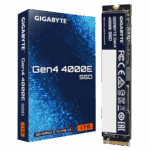 Твердотельный накопитель SSD Gigabyte M.2 2280 1TB Gen4 4000E SSD PCI Express 4.0x4, NVMe 1.4, 4000/3900, MTBF 1.5M, 3D NAND, 320TBW, RTL