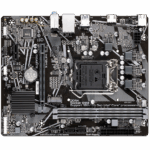 Материнская плата Gigabyte OEM H470M K, Socket 1200, Intel®H470, 2xDDR4-2333, HDMI, 1xPCI-Ex16, 1xPCI-Ex1, 2xSATA3, 1xM.2, 8 Ch Audio, GLan, (4+2)xUSB2.0, (2+2)xUSB3.2, mATX, RTL {} oem — изображение 3