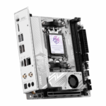 Материнская плата MSI MPG B850I EDGE TI WIFI B850, AM5, 2*DDR5, 1*PCIEx16, 2*M.2, 2*TypeC, 3*USB3.2Gen2, 4*USB3.2Gen1, 2*USB2.0, 2*SATA3.0, 5G, HDMI, ITX, RTL — изображение 3