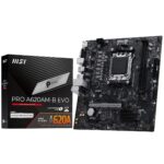 Материнская плата MSI PRO A620AM-B EVO A620, AM5, 2*DDR5, 1*PCIEx16, 1*PCIEx1, 1*M.2, 1*TypeC, 6*USB3.2Gen1, 6*USB2.0, 2*SATA3.0, 2.5G, VGA, HDMI, M-ATX, RTL