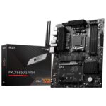 Материнская плата MSI PRO B650-S WIFI B650, AM5, 4*DDR5, 2*PCIEx16, 1*PCIEx1, 2*M.2, 2*TypeC, 3*USB3.2Gen2, 6*USB3.2Gen1, 4*USB2.0, 4*SATA3.0, 2.5G, DP, HDMI, ATX, RTL