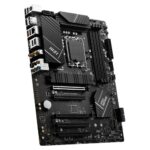 Материнская плата MSI PRO B760-P WIFI DDR4 B760, LGA1700, 4*DDR4, 5*PCIEx16, 2*M.2, 2*TypeC, 2*USB3.2Gen2, 2*USB3.2Gen1, 8*USB2.0, 4*SATA3.0, 2.5G, DP, HDMI, ATX, RTL — изображение 3