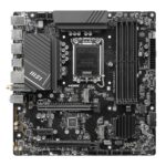 Материнская плата MSI PRO B760M-A WIFI B760, LGA1700, 4*DDR5, 2*PCIEx16, 1*PCIEx1, 2*M.2, 1*TypeC, 2*USB3.2Gen2, 6*USB3.2Gen1, 6*USB2.0, 4*SATA3.0, 2.5G, 2*DP, 2*HDMI, M-ATX, RTL — изображение 5