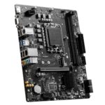 Материнская плата MSI PRO B760M-E DDR4 B760, LGA1700, 2*DDR4, 1*PCIEx16, 1*PCIEx1, 1*M.2, 4*USB3.2Gen1, 8*USB2.0, 4*SATA3.0, 1G, VGA, HDMI, M-ATX, RTL — изображение 3