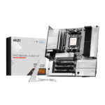 Материнская плата MSI PRO B850M-A WIFI PZ B850, AM5, 4*DDR5, 4*PCIEx16, 2*M.2, 3*TypeC, 3*USB3.2Gen2, 5*USB3.2Gen1, 4*USB2.0, 4*SATA3.0, 5G, DP, HDMI, M-ATX, RTL