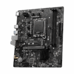 Материнская плата MSI PRO H610M-S DDR4 H610, LGA1700, 2*DDR4, 1*PCIEx16, 1*PCIEx1, 1*M.2, 2*USB3.2Gen1, 4*USB2.0, 2*SATA3.0, 1G, HDMI, M-ATX, RTL — изображение 4