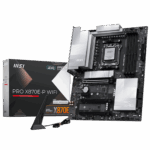 Материнская плата MSI PRO X870E-P WIFI X870E, AM5, 4*DDR5, 3*PCIEx16, 1*PCIEx1, 3*M.2, 2*TypeC, 2*USB3.2Gen2, 6*USB3.2Gen1, 10*USB2.0, 4*SATA3.0, 5G, Type-C(DP), HDMI, ATX, RTL