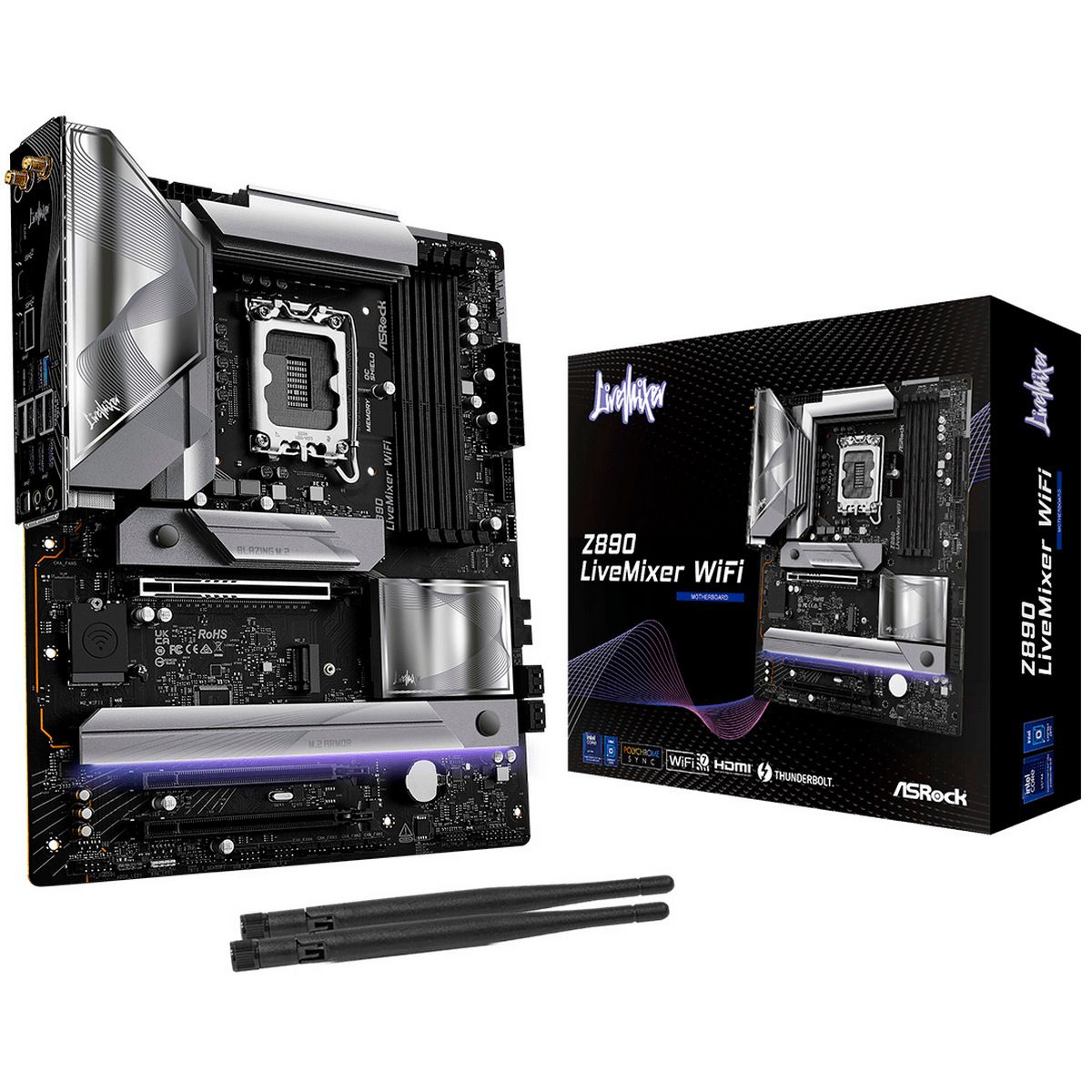 Z890 LIVEMIXER WIFI Материнская плата ASRock Z890 LIVEMIXER WIFI, RTL — изображение 1