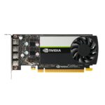 Видеокарта NVIDIA T1000 4G, long bracket and short bracket together