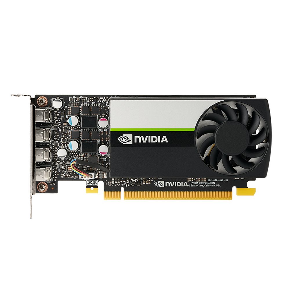 900-5G172-2250-000 Видеокарта NVIDIA T1000 4G, long bracket and short bracket together — изображение 1
