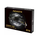 Твердотельный накопитель SSD ADATA LEGEND 960 MAX 4TB M.2 2280 ALEG-960M-4TCS PCIe Gen4x4 with NVMe, 7400/6800, IOPS 700/550, MTBF 2M, 3D NAND, 3120TBW, work with PS5, Heat Sink, RTL — изображение 2