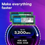 Модуль памяти16GB Crucial DDR4 3200 DIMM Classic Desktop Memory Non-ECC, CL22, 1.2V, DRx8 oem — изображение 6