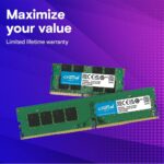 Модуль памяти16GB Crucial DDR4 3200 DIMM Classic Desktop Memory Non-ECC, CL22, 1.2V, DRx8 oem — изображение 2
