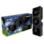 Видеокарта Palit RTX5070 GAMINGPRO OC 12GB GDDR7 192bit 3xDP HDMI 3FAN RTL