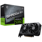 Видеокарта MSI RTX5060 SHADOW 2X OC 8GB GDDR7 128bit 3xDP HDMI 2FAN RTL