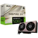 Видеокарта MSI RTX5060Ti INSPIRE 2X OC 8GB GDDR7 128bit 3xDP HDMI 2FAN RTL