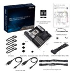 Материнская плата ASUS PRO WS WRX90E-SAGE SE STR5 EEB 8xDDR5 7xPCIEx16 4xM.2 2xUSB-C 2x mini DP VGA 2x10GLAN — изображение 2